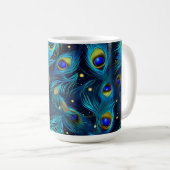 Peacock Pride Kaffeetasse (VorderseiteRechts)