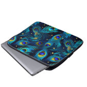 Peacock Pride Laptopschutzhülle (Vorne Knopf)