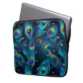 Peacock Pride Laptopschutzhülle (Vorderseite Links)