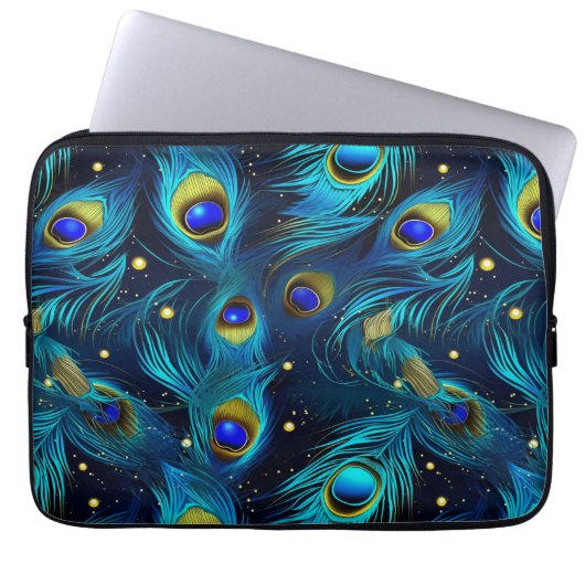 Peacock Pride Laptopschutzhülle (Vorderseite)