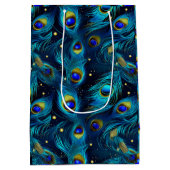Peacock Pride Mittlere Geschenktüte (Rückseite)