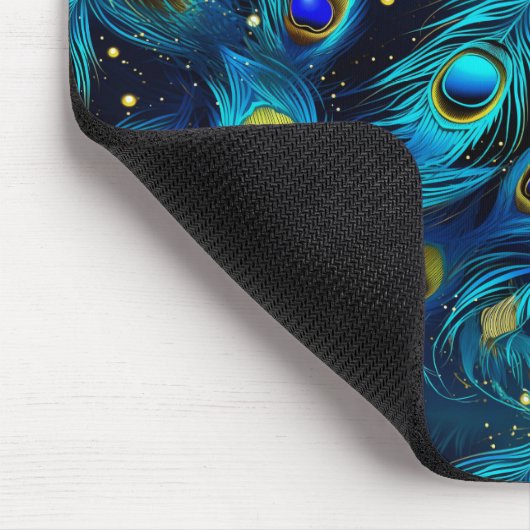 Peacock Pride Mousepad (Ecke)
