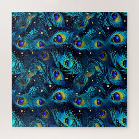 Peacock Pride Puzzle (Horizontal)
