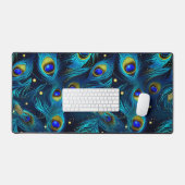 Peacock Pride Schreibtischunterlage (Tastatur & Maus)