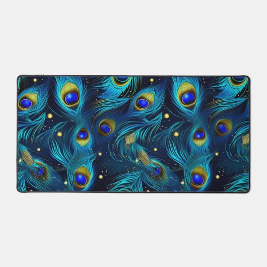 Peacock Pride Schreibtischunterlage (Vorderseite)