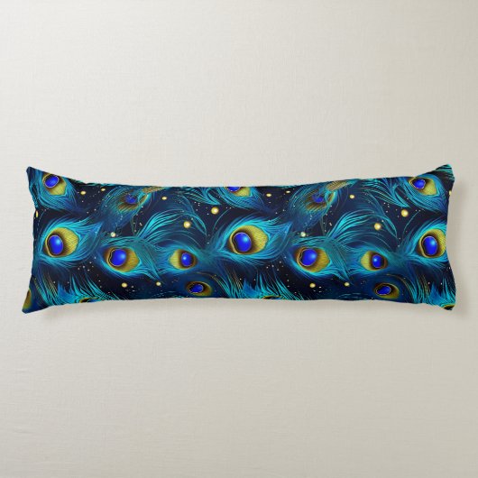 Peacock Pride Seitenschläferkissen (Vorderseite)
