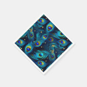 Peacock Pride Serviette (Ecke)