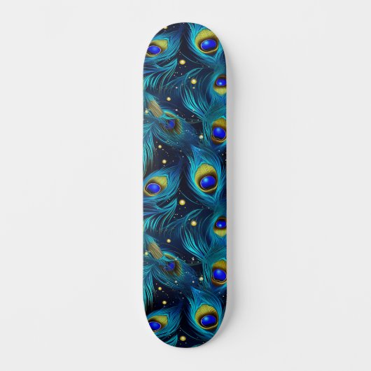 Peacock Pride Skateboard (Vorderseite)
