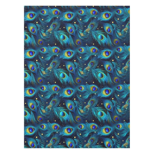 Peacock Pride Tischdecke (Vorderseite)