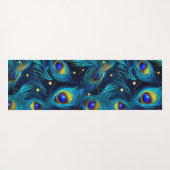 Peacock Pride Yogamatte (Rückseite (Horizontal))