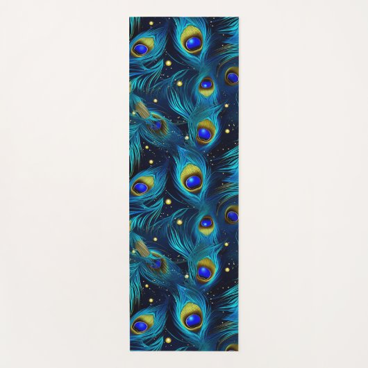 Peacock Pride Yogamatte (Vorderseite)