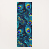 Peacock Pride Yogamatte (Rückseite)