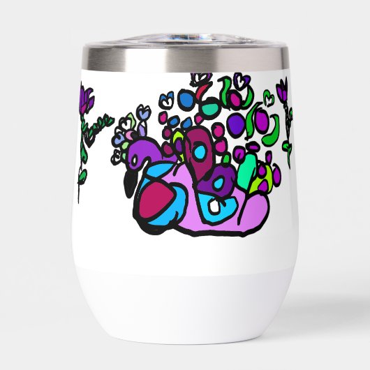 Peacock purple roses  (Vorderseite)