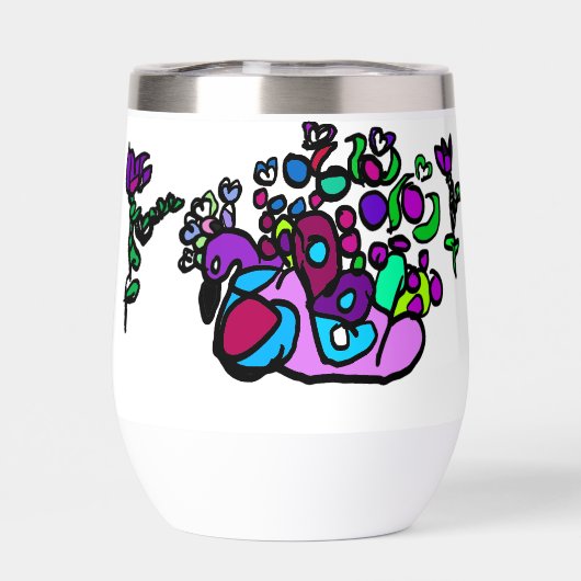 Peacock purple roses  (Rückseite)