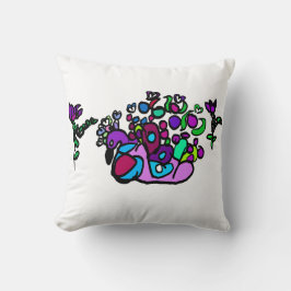 Peacock purple roses  kissen