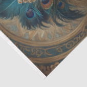 Peacock Queen Decoupage Seidenpapier (Detail)