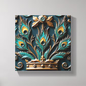 Peacock Queen Leinwanddruck (Vorderseite)