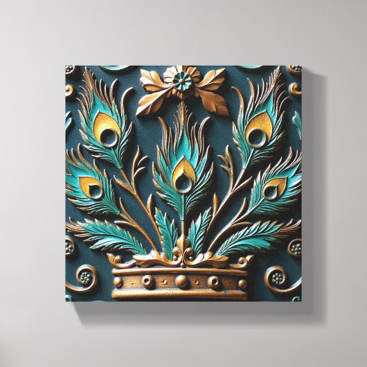 Peacock Queen Leinwanddruck (Vorderseite)