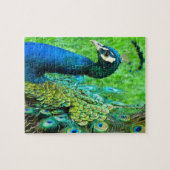 Peacock Radiance Puzzle (Horizontal)