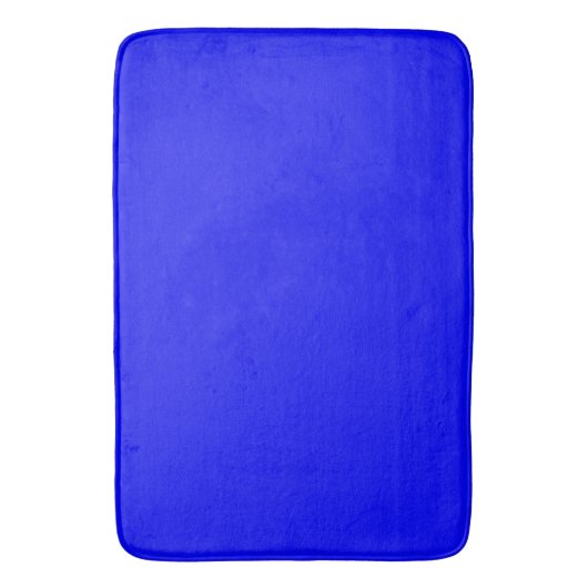 Peacock Royal Blue Badematte (Vorderseite Vertikal)