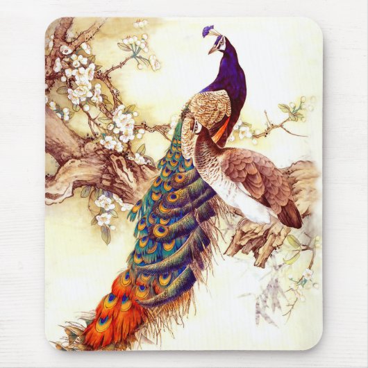 Peacock Royal Mousepad (Vorne)