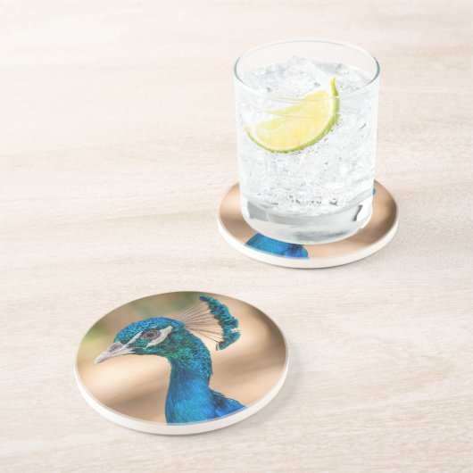 Peacock Sandstone Untersetzer (Seite)