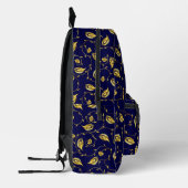 Peacock Sari Pattern Bedruckter Rucksack (Links)
