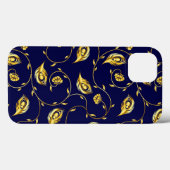 Peacock Sari Pattern Case-Mate iPhone Hülle (Rückseite (Horizontal))