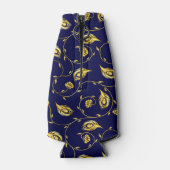 Peacock Sari Pattern Flaschenkühler (Rückseite)
