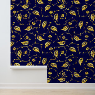 Peacock Sari Pattern Tapete