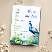 Peacock Save the Date Vorlage Lotus Save the Date