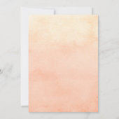 Peacock-Save the Date Vorlageneinladung Einladung (Rückseite)