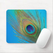 Peacock Schwanz Feather Mousepad (Mit Mouse)