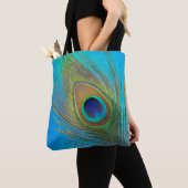 Peacock Schwanz Feather Tasche (Von Nahem)