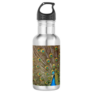 Peacock Schwanz Feathers Edelstahlflasche