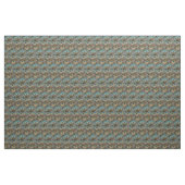 Peacock Schwanz Feathers Fabric Stoff (Yard (91,4 cm))