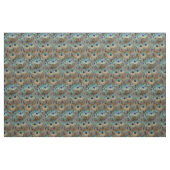 Peacock Schwanz Feathers Fabric Stoff (Fat Quarter (45,7 x 55,9 cm))