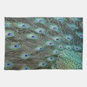 Peacock Schwanz Feathers Geschirrtuch