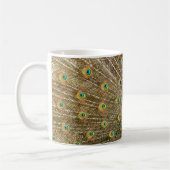 Peacock Schwanz Feathers Kaffeetasse (Links)