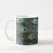 Peacock Schwanz Feathers Kaffeetasse (Links)