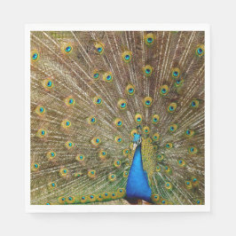 Peacock Schwanz Feathers Serviette