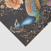 Peacock Seidenpapier (Ausschnitt)