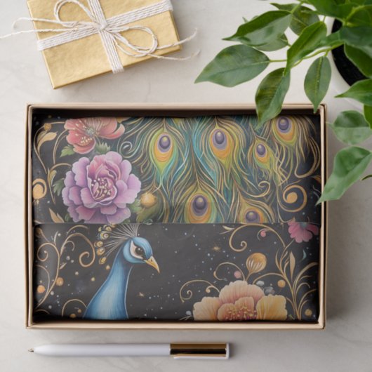 Peacock Seidenpapier (Geschenk)