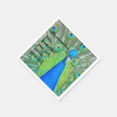 Peacock Serviette (Ecke)