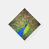 Peacock Serviette (Ecke)