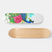 Peacock Skateboard (Horizontal)