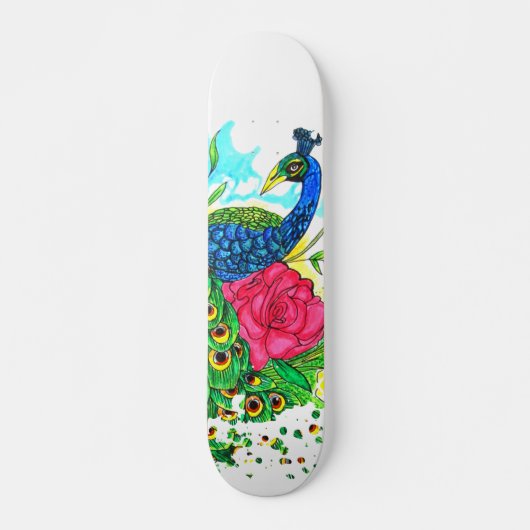 Peacock Skateboard (Vorne)