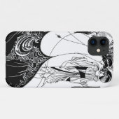 Peacock Skirt Beardsley Art Nouveau Case-Mate iPhone Hülle (Rückseite (Horizontal))