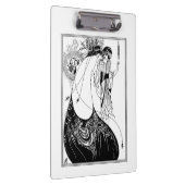 Peacock Skirt Beardsley Art Nouveau Klemmbrett (Rechts)