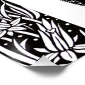 Peacock Skirt Beardsley Art Nouveau Poster (Ecke)